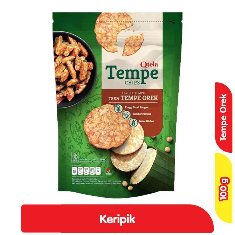 qtela tempe chips tempe orek 100 gram