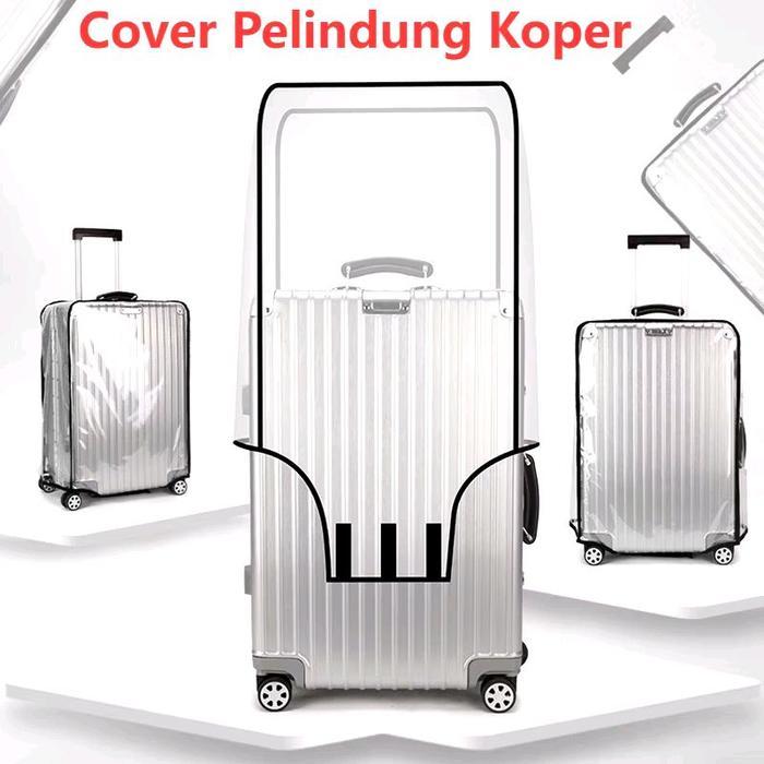 COVER KOPER TRAVEL TEBAL / COVER KOPER TRANSPARAN/ PELINDUNG KOPER / SARUNG KOPER / LUGGAGE COVER