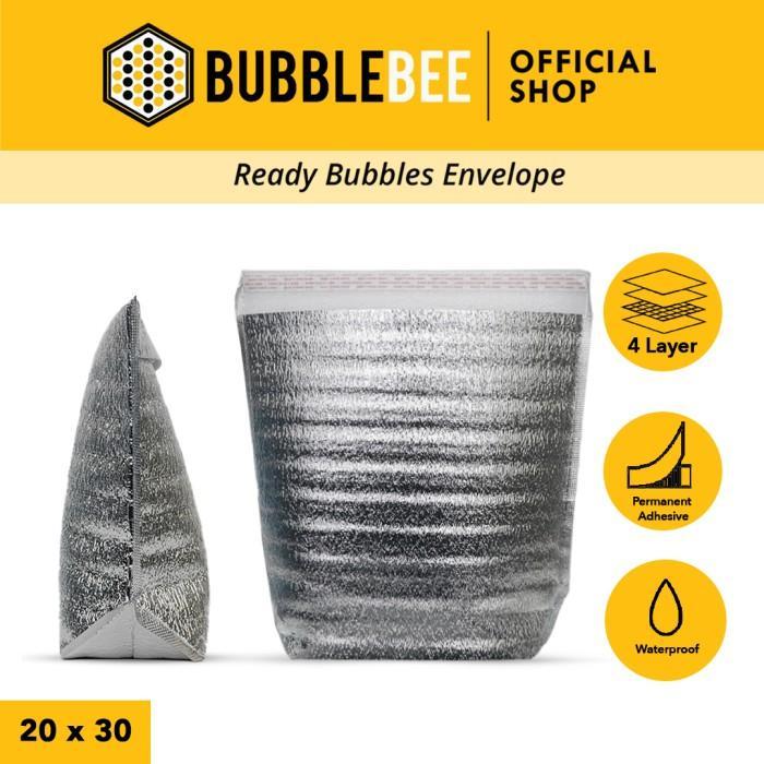 Insulated Aluminium Food Packing Bag Tas Packing Makanan Panas & Frozen Food, Menjaga Suhu Tetap