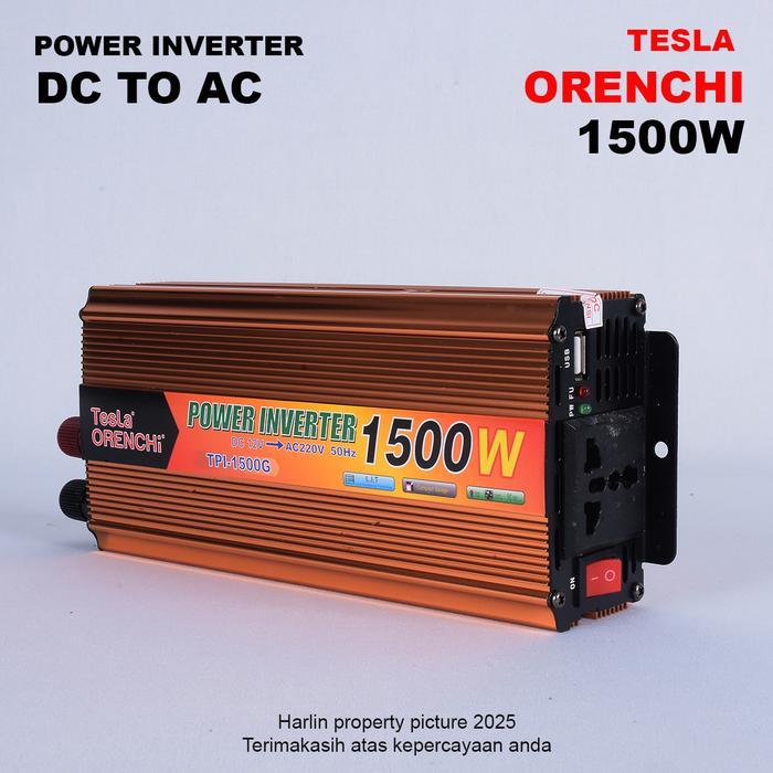 Power Inverter Tesla Tpi 1500G Kapasitas 1500W Alat Untuk Merubah Arus Dc Ke Ac