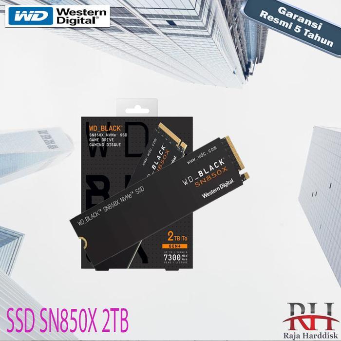 TERLARIS WD Black SSD SN850X M.2 Pcie Gen4 Nvme 2280 2TB - WD Black M2 2 TB