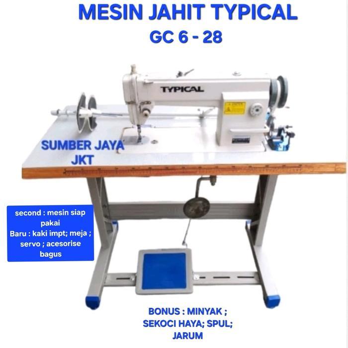 mesin jahit typical dan servo meja