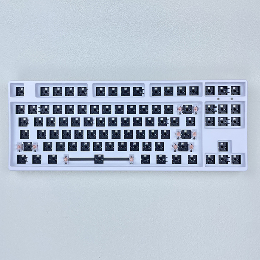 T87 3 Mode Mechanical Keyboard Kit Barebone Classic Gamer 87 Keys Layout Full Size Hot Swap RGB