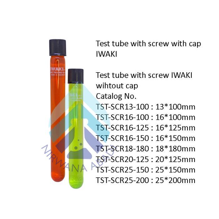 TABUNG REAKSI ULIR IWAKI TEST TUBE SCREW