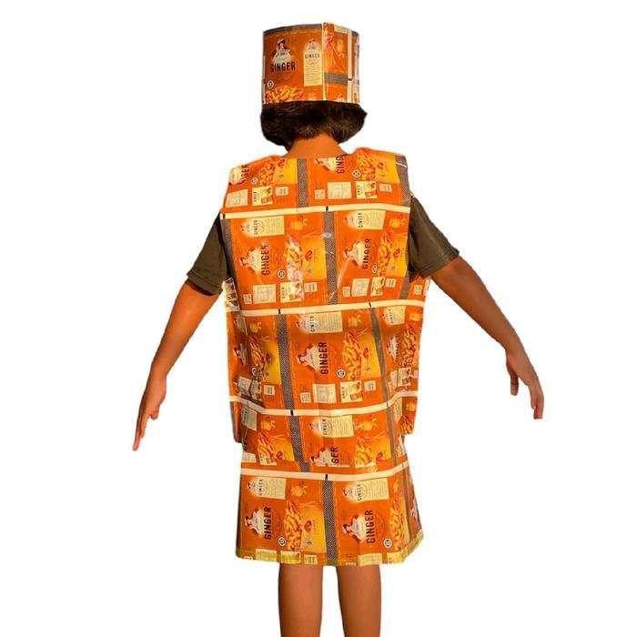 Baju Daur Ulang Dari Plastik Snack Baju Kostum Sarung Kostum Karnaval Baju Fashion