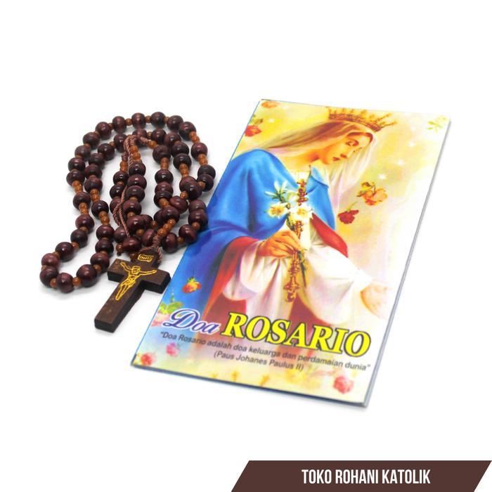 Set Doa Katolik Lengkap / Salib Duduk Katolik / Patung Bunda Maria Yesus / Kalung Rosario / Salib