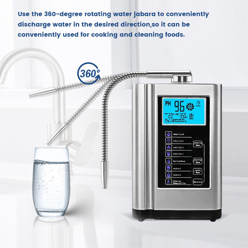 5 Plates Kangen Water Ionizer PH 3.5-10.5 Alkaline water Generator Hydrogen Reduced water ionizer