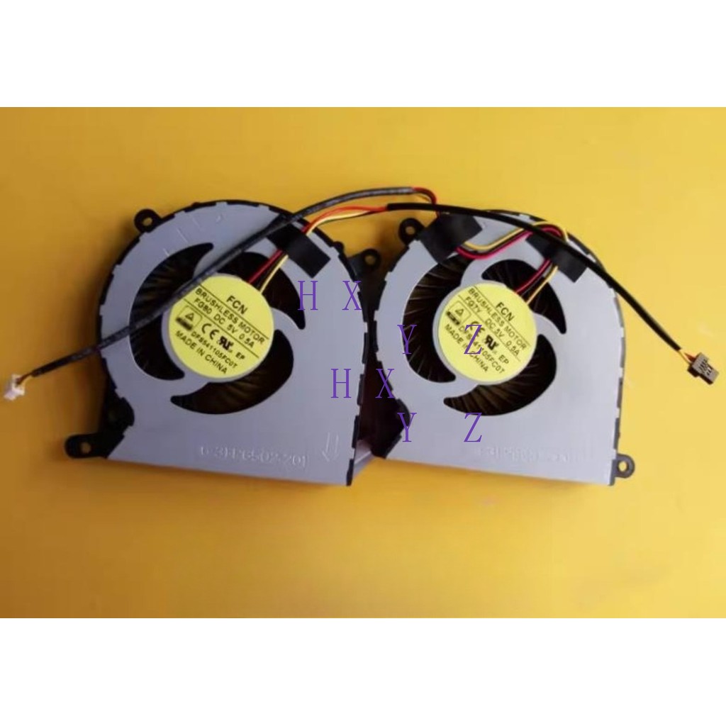 New Original Laptop CPU GPU Cooling Fan For Clevo P651SE P651SG P650SA P650SE DFS501105FR0T