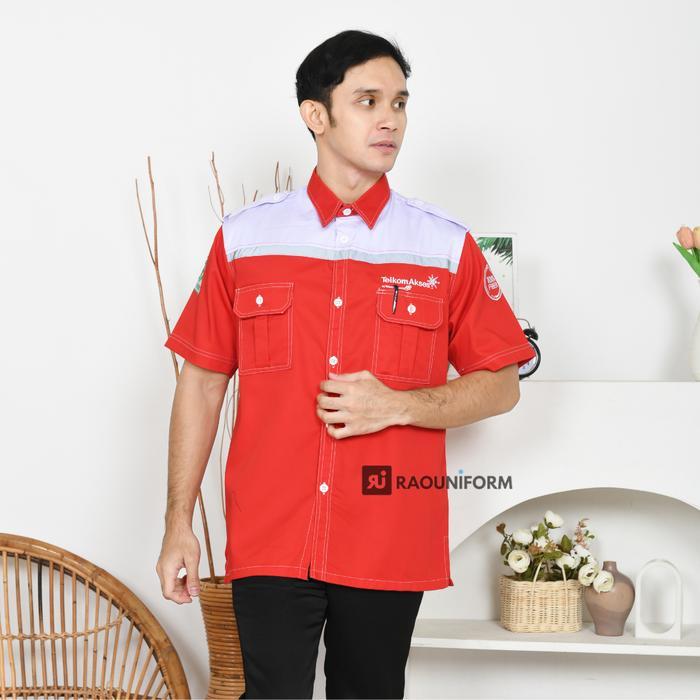 INDIHOME TELKOMAKSES-Baju kerja Indihome/seragam kerja kantor Indihome/kemeja Indihome telkomakses -
