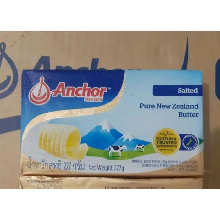 anchor salted butter 200 gram. butter salted + tinwal