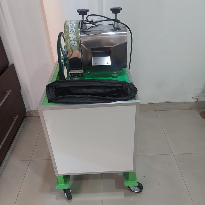 mesin tebu listrik berikut bak sampah - muat bagasi