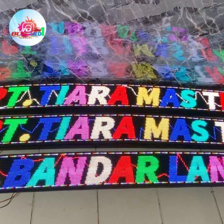 Led Running Text Animasi Mata 12V/24V All Ukuran