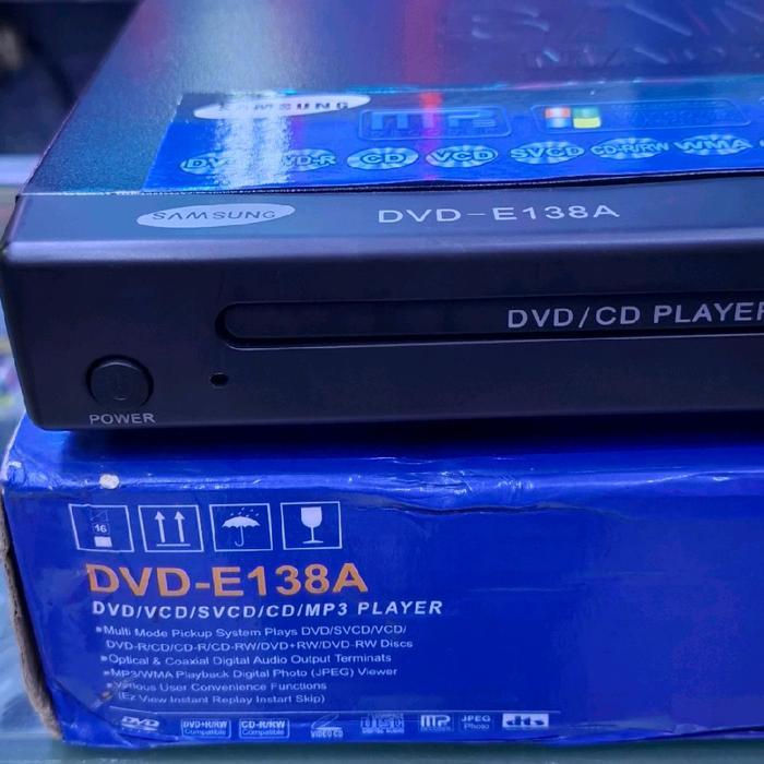 Premium Dvd Player Samsung Dvd -480K/E138A /Dvd 280K Dvd Vcd Svcd Vd Mp3 Mp4 Usb Music Original