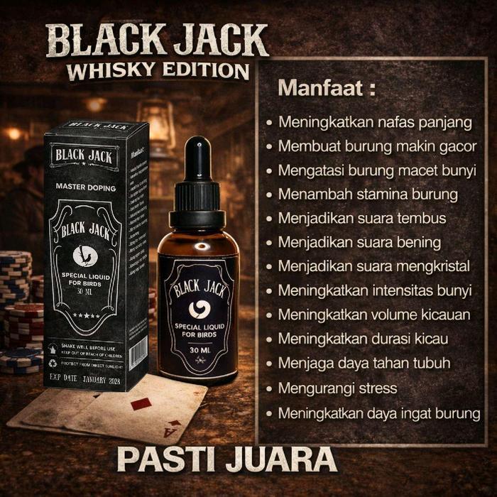 Doping - Black Jack Vitamin Burung Original Doping Penggacor Burung Doping Semua Jenis Burung Murai