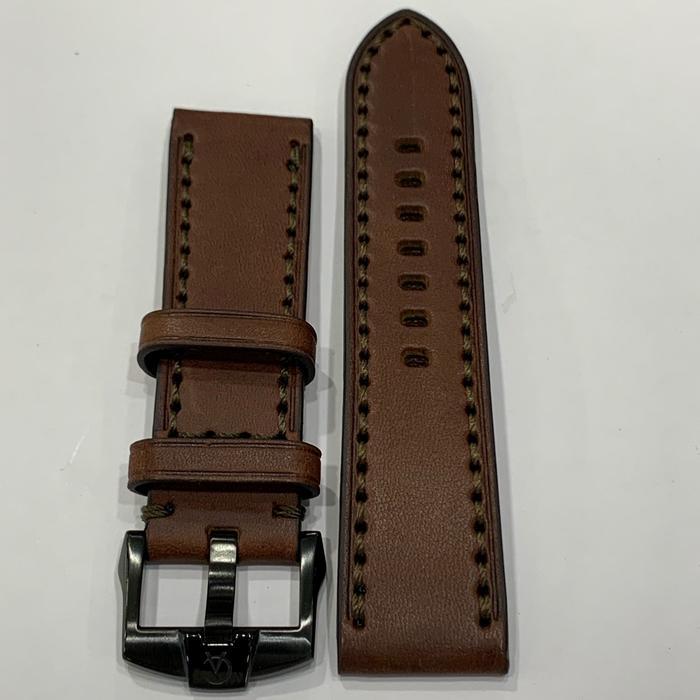 Ready Tali Kulit Original Alexandre Christie AC6270 / AC6562 (Ukuran 24mm)
