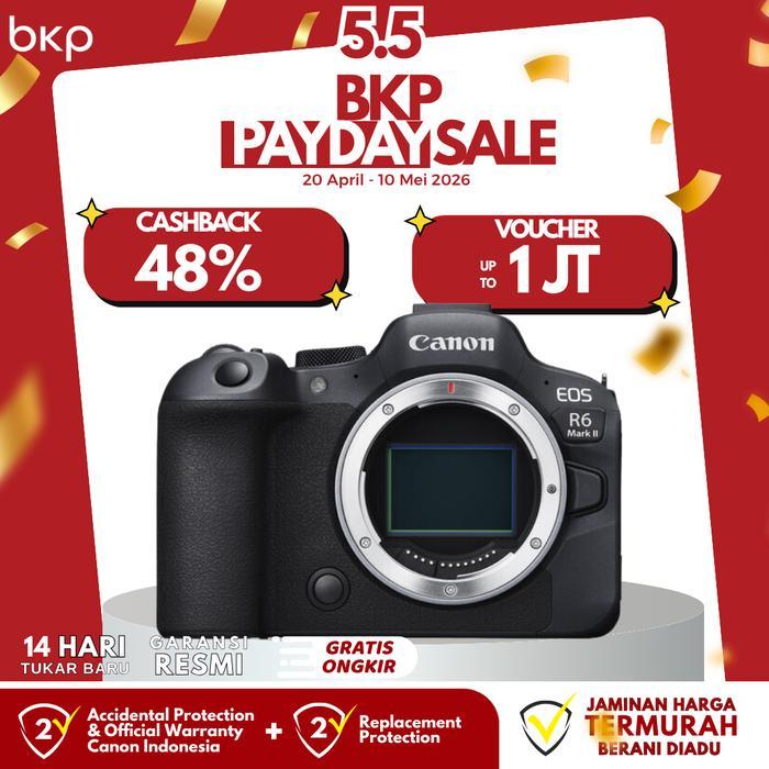 Canon EOS R6 II R6II Canon EOS R6 Mark II Body Mirrorless Camera RESMI