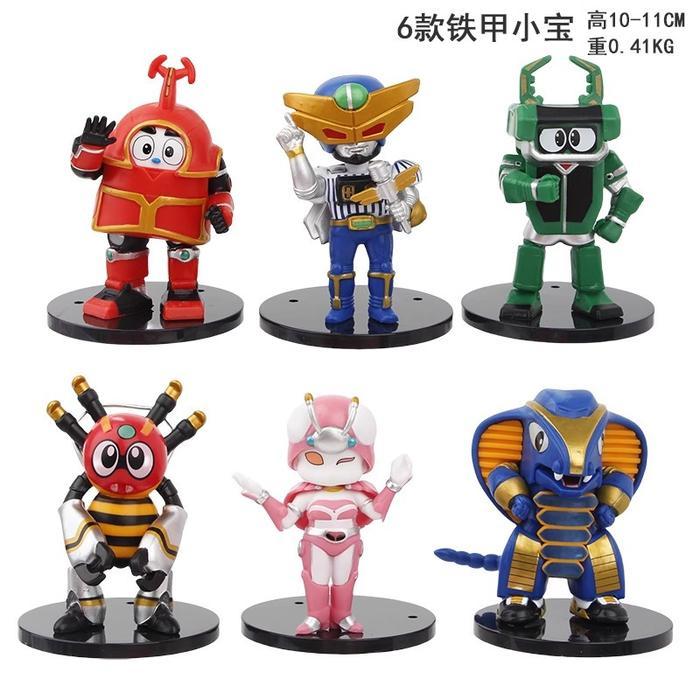 HOT SALE [6PCS] B-ROBO KABUTACK FIGURE ROBOT KABUTAKU TOPER KUE TERMURAH