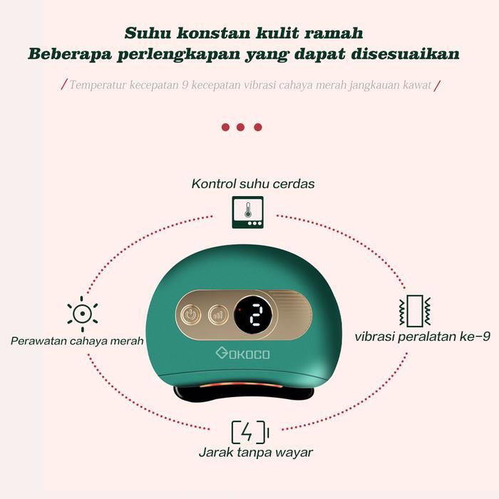 gokoco Gokoco X Beautyvaganza Gua Sha Alat Pijat Elektrik Face Massage Electric Massager Alat Pijat Elektrik