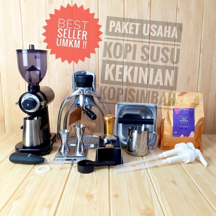 PAKET USAHA MESIN MANUAL KOPI SUSU ESPRESSO MAKER ROKPRESSO