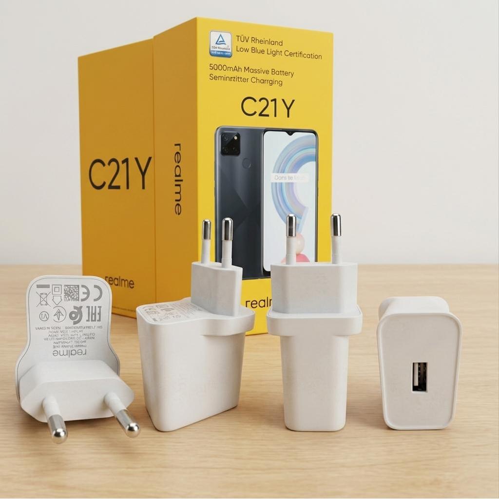 Charger HP Realme OP92JAEH Original Bekas 5V2A Charger Ori Untuk Realme C21Y