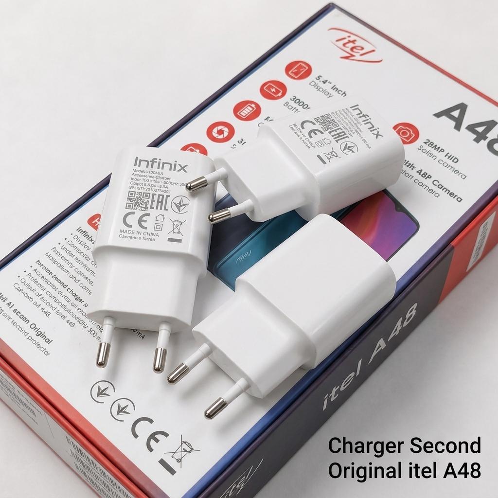 Charger HP Infinix U100XEA Original Bekas 5V2A itel A48