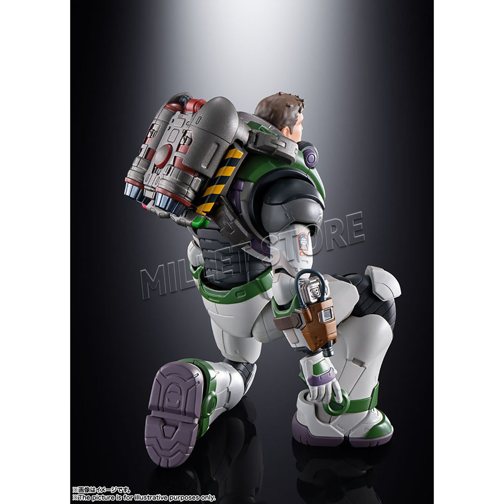 Bandai Original SHFiguarts Buzz Lightyear Alpha Suit Toy Story Collectible Action Figure Anime Model