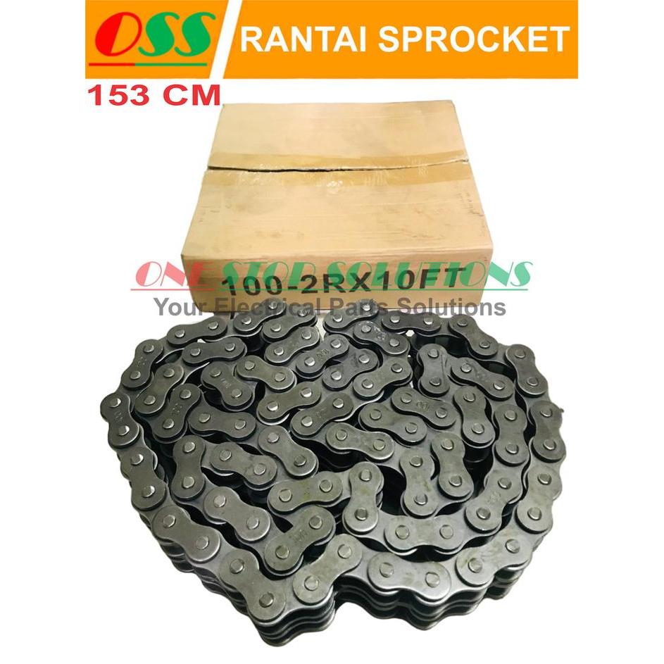 Rantai Sprocket Rs100-2 / Roller Chain Rs 100 - 2 Double