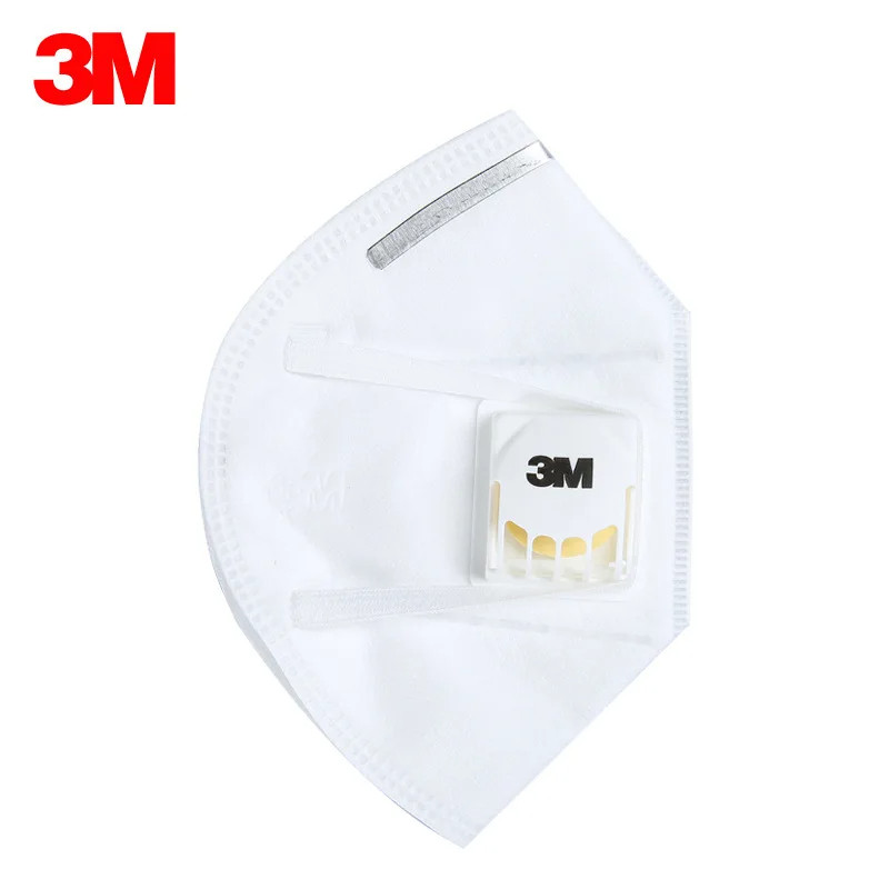 3m 9501V+ Mask 9502V+ Anti-particulate Mask Standard Breath Valve Folding Headband Earloop High