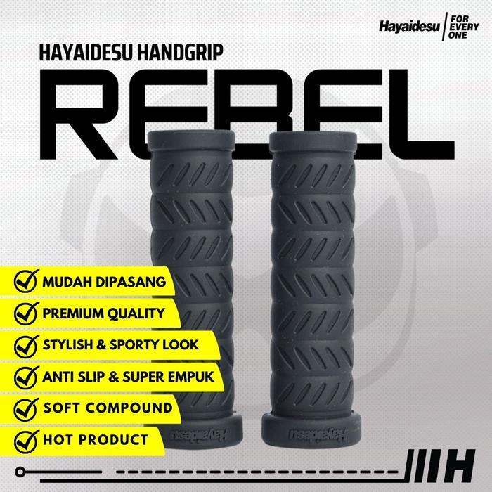 Hayaidesu Handgrip REBEL - Hand Grip Motor Klasik & Custom XSR , W175 , Vulcan , Rebel , Enfield ,