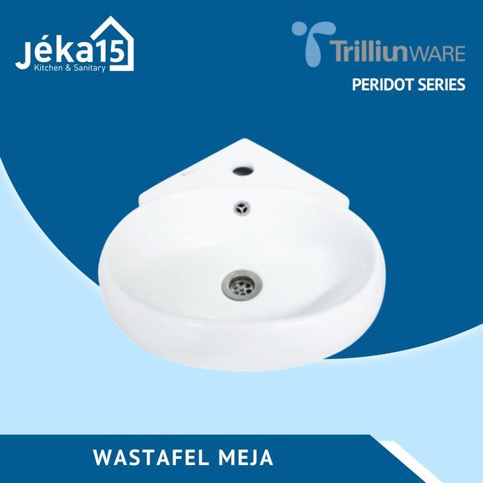 Trilliunware Peridot / Wastafel Sudut / Wastafel Cuci Tangan