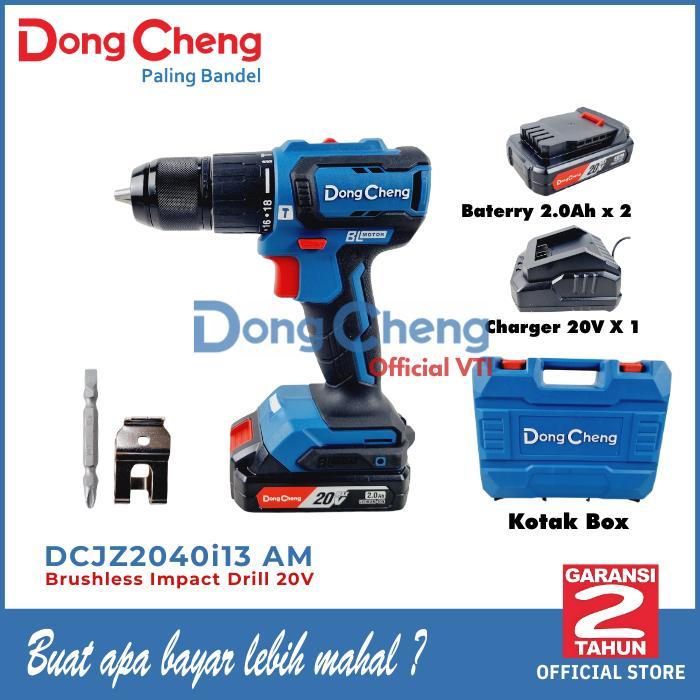 Makita Indo Tools - Dcjz2040I13Am Mesin Bor Baterai Cordless Brushless Impact Drill 20V Dcjz2040I13
