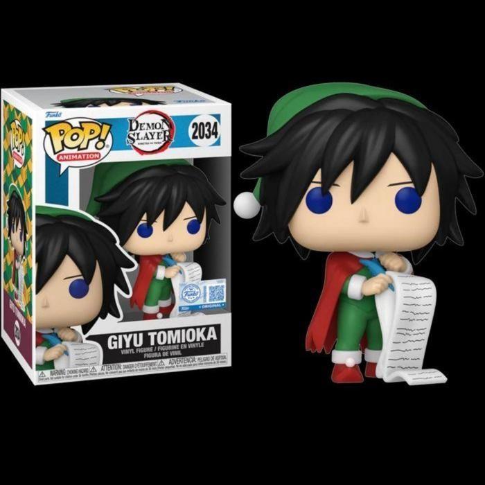 HOT SALE TERLARIS ORIGINAL FUNKO POP DEMON SLAYER GIYU TOMIOKA CHRISTMAS HOLIDAY FIGURE TERMURAH