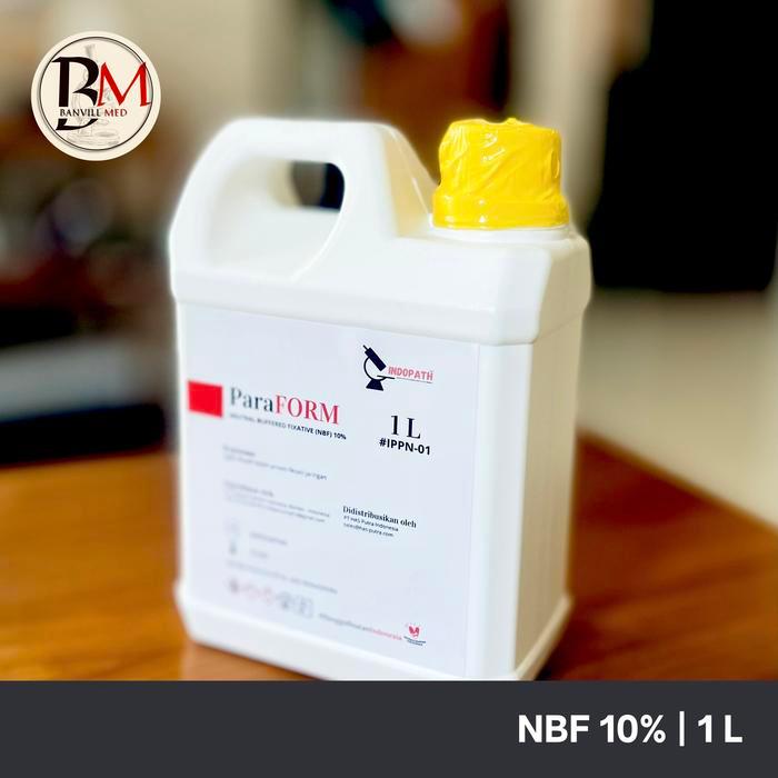 Larutan Fiksatif NBF 10% untuk Laboratorium Patologi Anatomi, Kemasan 1 Liter