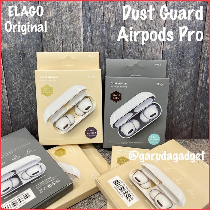ELAGO Dust Proof Guard Apple Airpods Pro 2 / 1 2set Anti Debu Protector Original New
