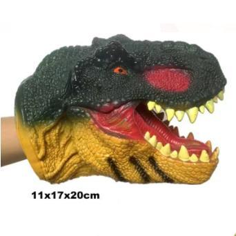 COD New Canna Hand Puppet Dinosaurs Head Edition Dino Dionosaurus Mainan Anak - DINO 1