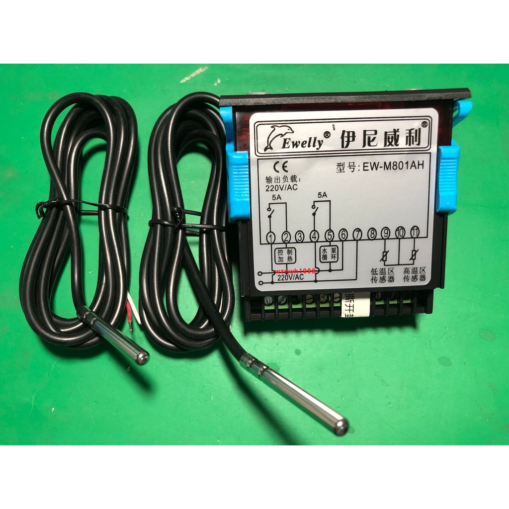 EWELLY MICROCOMPUTER TEMPERATURE CONTROLLER EW-801AH FREEZING TEMPERATURE CONTROLLER EW-M801AH