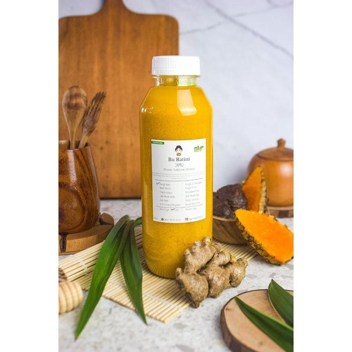 Jamu kunyit asem 500ml bu ratini //kunir asem botolan