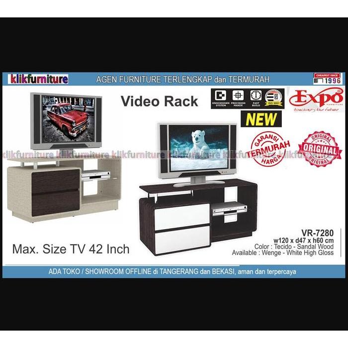 Vr 7280 Expo Buffet Rak Tv Minimalis Meja Tv Ruang Tamu