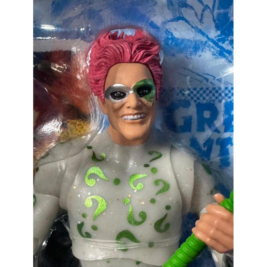 HOT SALE MCFARLANE DC MULTIVERSE THE RIDDLER FINAL SUIT (BATMAN FOREVER) RED PLATINUM EDITION -