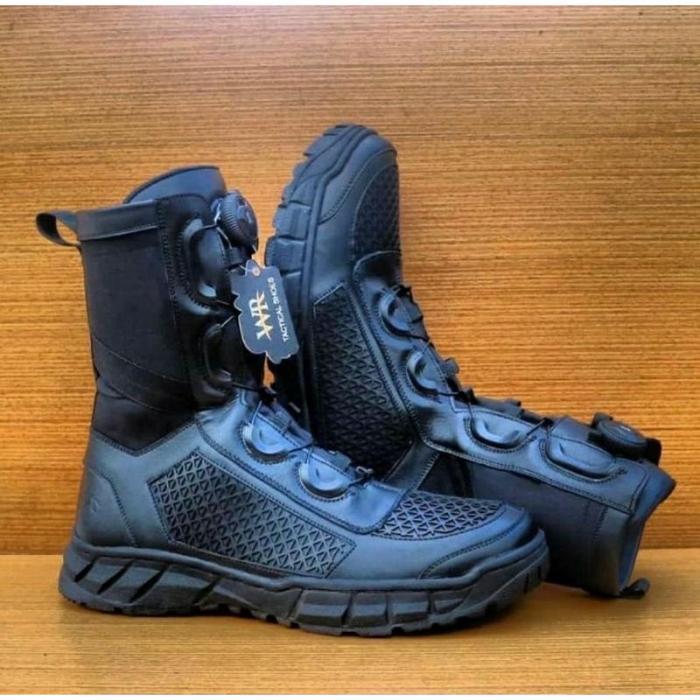 PDL Tactical TNI Sepatu PDL Tactical Tali Putar Libra Sistem Putar TNI Tali Putar Libra merk WR ( re