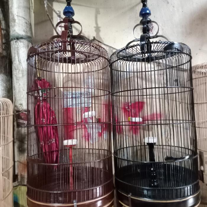 Sangkar Kandang Burung Branjangan SNJ Kokoh Alus Keker