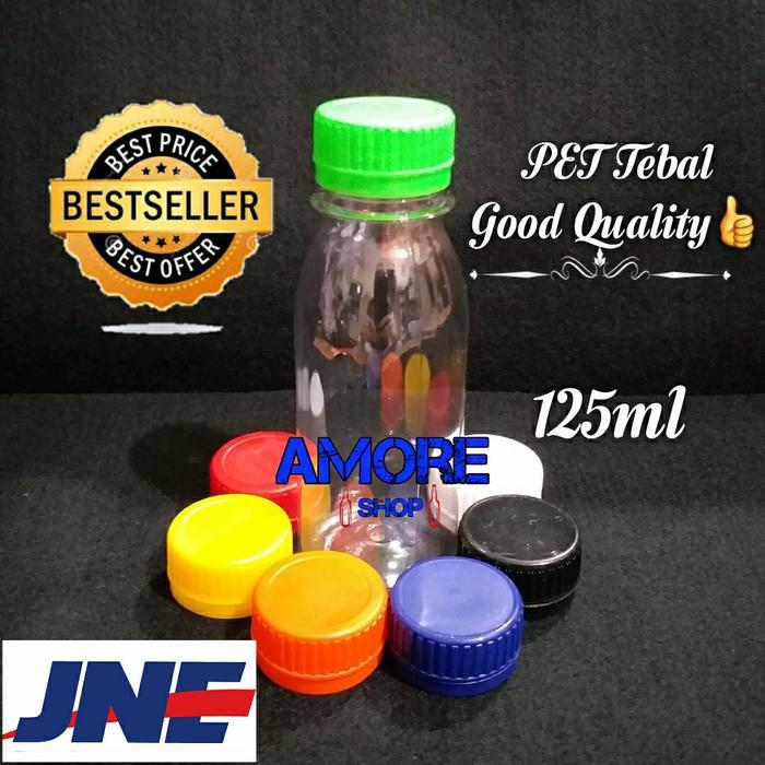 10Pcs Botol Plastik 125ml Botol Zamzam Madu Tinta Sirup Obat