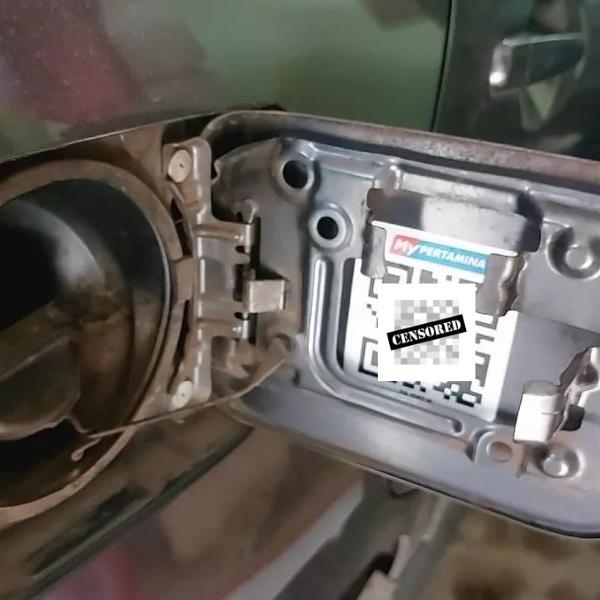 "New" cetak stiker my pertamina / stiker tangki mobil / stiker barcode
