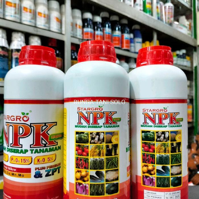 NPK Cair Stargrow - 1L Pupuk Pelengkap Perangsang Akar Daun Dan Buah
