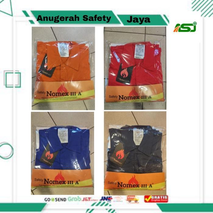 Coverall Nomex IIIA Tahan Api Baju Kerja Safety Anti Panas
