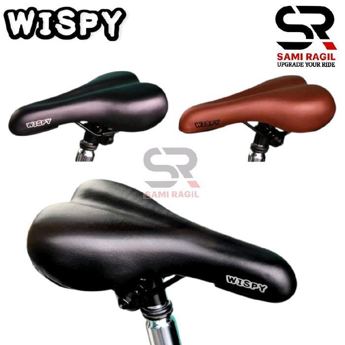 Sadel Sepeda Wispy Saddle Sedel Jok Coklat Hitam Klasik Vintage Mtb Lipat Seli Federal Fixie Road