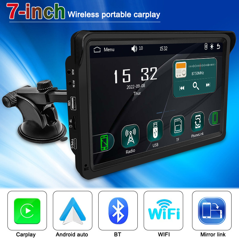 Universal 7 Inch Car Radio Multimedia Video Player Wireless Apple