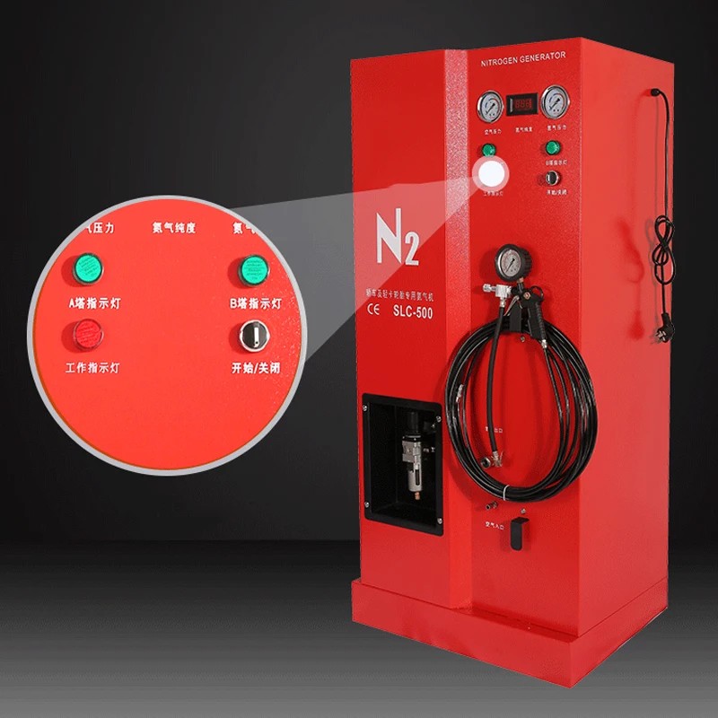 MS-500 Tire Nitrogen Machine Automatic Car Tire Inflator Car Maintenance Tool Car Tire Nitrogen