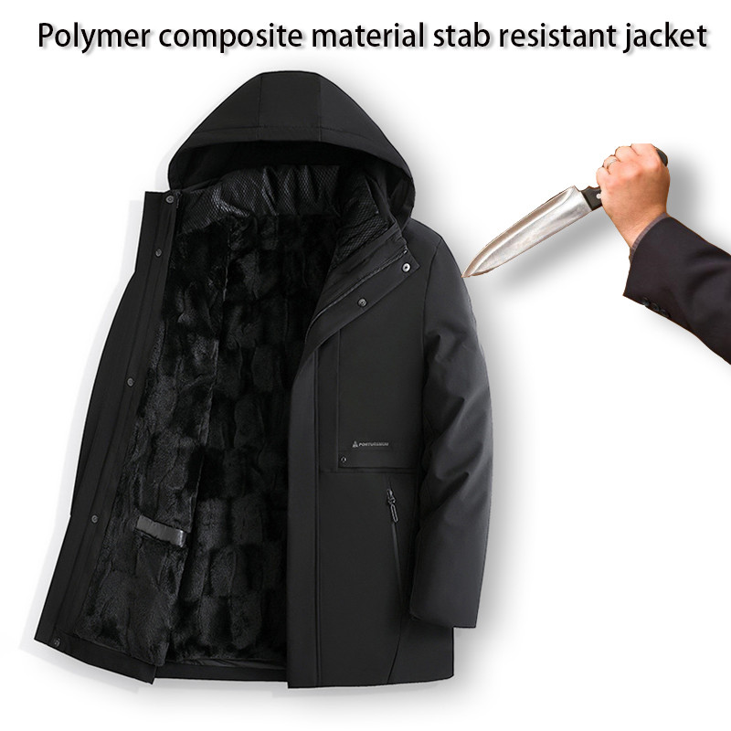 2025 Men FBI Jacket Cut Stab Resistant Flexible Hidden Military Tactical Safety Protection Medium