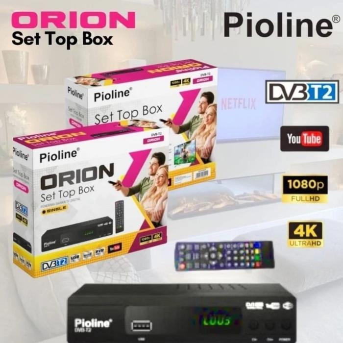 Stb Pioline Orion / Set Top Box Pioline Orion Dvb-T2 / Stb Murah Bagus Diskon Sell